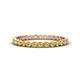 1 - Arria 2.00 mm Yellow Sapphire Eternity Band 