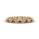 1 - Arria 2.40 mm Ruby and Diamond Eternity Band 