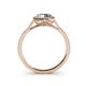 5 - Seana Diamond Halo Engagement Ring 