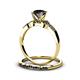 2 - Swirl Bridal Set Ring 