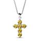 1 - Isabella Citrine Cross Pendant 