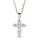 1 - Isabella Diamond Cross Pendant 