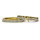 1 - Inez Semi Mount Euro Shank Bridal Set Ring 