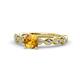 3 - Amaira Citrine and Diamond Engagement Ring 
