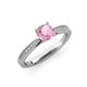 3 - Aleen Pink Tourmaline and Diamond Engagement Ring 
