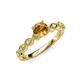 4 - Amaira Citrine and Diamond Engagement Ring 