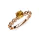 4 - Amaira Citrine and Diamond Engagement Ring 