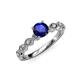 4 - Amaira Blue Sapphire and Diamond Engagement Ring 