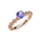 4 - Amaira Tanzanite and Diamond Engagement Ring 