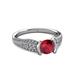 3 - Alair Signature Ruby and Diamond Engagement Ring 