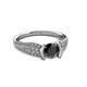 3 - Alair Signature Black and White Diamond Engagement Ring 