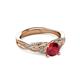 3 - Belinda Signature Ruby and Diamond Engagement Ring 