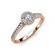 3 - Arael Diamond Halo Engagement Ring 