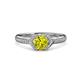 3 - Analia Signature Yellow and White Diamond Engagement Ring 