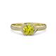 3 - Analia Signature Yellow and White Diamond Engagement Ring 