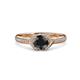 3 - Analia Signature Black and White Diamond Engagement Ring 