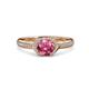 3 - Analia Signature Pink Tourmaline and Diamond Engagement Ring 