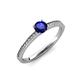 3 - Celia Blue Sapphire and Diamond Engagement Ring 