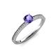 3 - Celia Iolite and Diamond Engagement Ring 