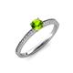 3 - Celia Peridot and Diamond Engagement Ring 