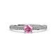 4 - Celia Pink Tourmaline and Diamond Engagement Ring 