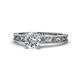 1 - Florie Classic 6.50 mm Round Certified Diamond Solitaire Engagement Ring 