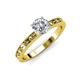 3 - Niah 6.50 mm Classic Round Certified Diamond Solitaire Engagement Ring 