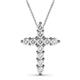 1 - Abella Diamond Cross Pendant 