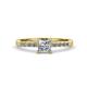 4 - Amra Princess Cut Diamond Engagement Ring 