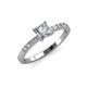 3 - Amra Princess Cut Diamond Engagement Ring 