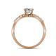 6 - Amra Princess Cut Diamond Engagement Ring 