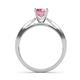 6 - Aleen Pink Tourmaline and Diamond Engagement Ring 