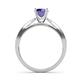 6 - Aleen Iolite and Diamond Engagement Ring 