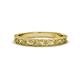 1 - Florie Classic Floral Engraved Wedding Band 