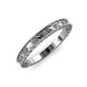 3 - Florie Classic Floral Engraved Wedding Band 