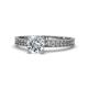 1 - Janina Classic Diamond Solitaire Engagement Ring 