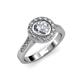 3 - Ara Diamond Halo Engagement Ring 