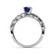 6 - Amaira Blue Sapphire and Diamond Engagement Ring 