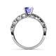 6 - Amaira Tanzanite and Diamond Engagement Ring 