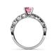 6 - Amaira Pink Tourmaline and Diamond Engagement Ring 