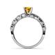 6 - Amaira Citrine and Diamond Engagement Ring 