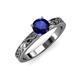 3 - Maren Classic 6.00 mm Round Blue Sapphire Solitaire Engagement Ring 