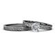 1 - Cael Classic Diamond Solitaire Bridal Set Ring 