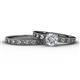 1 - Niah Classic Diamond Solitaire Bridal Set Ring 