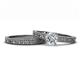 1 - Florian Classic Diamond Solitaire Bridal Set Ring 