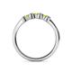 5 - Fiona Peridot XOXO Three Stone Engagement Ring 