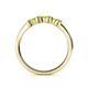 5 - Fiona Peridot XOXO Three Stone Engagement Ring 