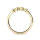 5 - Fiona Yellow Diamond XOXO Three Stone Engagement Ring 