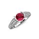4 - Alair Signature Ruby and Diamond Engagement Ring 