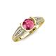 4 - Alair Signature Pink Tourmaline and Diamond Engagement Ring 
